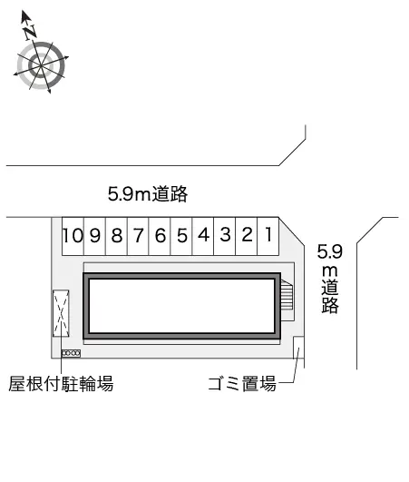 ★手数料０円★茂原市八千代１丁目　月極駐車場（LP）